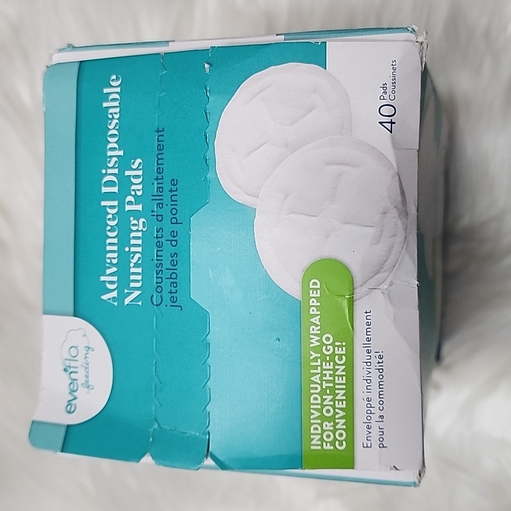 Evenflo Feeding Advanced Disposable Nursing Pads - White 40 Pack New In Box - Picture 5 of 12